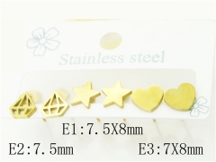 HY Wholesale Earrings 316L Stainless Steel Earrings Jewelry-HY80E0977LE