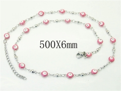 HY Wholesale Necklaces Stainless Steel 316L Jewelry Necklaces-HY39N0807OR