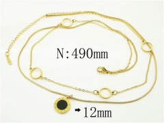 HY Wholesale Necklaces Stainless Steel 316L Jewelry Necklaces-HY80N0890ML