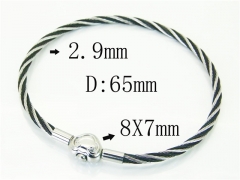 HY Wholesale Bangles Jewelry Stainless Steel 316L Popular Bangle-HY51B0282HMC