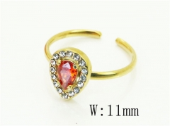 HY Wholesale Rings Jewelry Stainless Steel 316L Rings-HY15R2746AKO