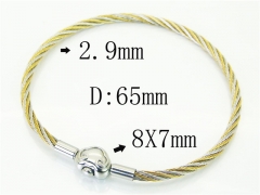 HY Wholesale Bangles Jewelry Stainless Steel 316L Popular Bangle-HY51B0281HMC