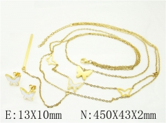 HY Wholesale Jewelry Set 316L Stainless Steel jewelry Set-HY12S1360HWW