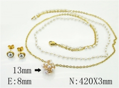 HY Wholesale Jewelry Set 316L Stainless Steel jewelry Set-HY67S0027PZ