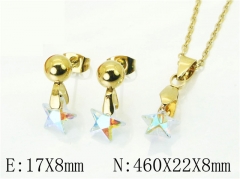 HY Wholesale Jewelry Set 316L Stainless Steel jewelry Set-HY67S0061MV