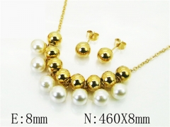 HY Wholesale Jewelry Set 316L Stainless Steel jewelry Set-HY67S0031PE