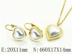 HY Wholesale Jewelry Set 316L Stainless Steel jewelry Set-HY67S0059OC