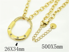 HY Wholesale Necklaces Stainless Steel 316L Jewelry Necklaces-HY80N0896HHL