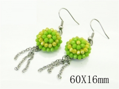 HY Wholesale Earrings 316L Stainless Steel Earrings Jewelry-HY92E0203HIS