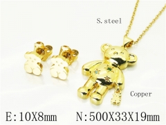 HY Wholesale Jewelry Set 316L Stainless Steel jewelry Set-HY21S0410HPD