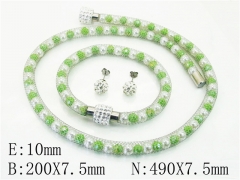 HY Wholesale Jewelry Set 316L Stainless Steel jewelry Set-HY26S0111ITT