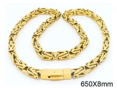 HY Wholesale Chain Jewelry 316 Stainless Steel Necklace Chain-HY0150N0069