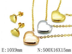 HY Wholesale Jewelry Set 316L Stainless Steel jewelry Set-HY12S0586HJZ