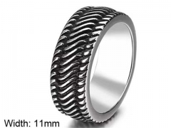 HY Wholesale Popular Rings Jewelry Stainless Steel 316L Rings-HY0150R0071