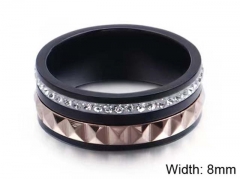 HY Wholesale Popular Rings Jewelry Stainless Steel 316L Rings-HY0150R0105