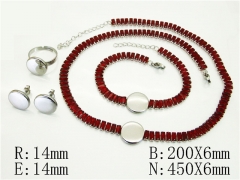 HY Wholesale Jewelry Set 316L Stainless Steel jewelry Set-HY50S0482JJE