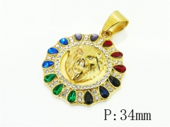 HY Wholesale Pendant Jewelry 316L Stainless Steel Jewelry Pendant-HY13P2072HKG