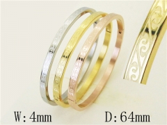 HY Wholesale Bangles Jewelry Stainless Steel 316L Popular Bangle-HY42B0253HOX