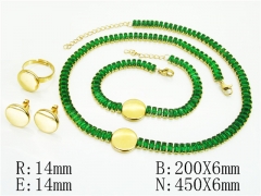 HY Wholesale Jewelry Set 316L Stainless Steel jewelry Set-HY50S0500JLW