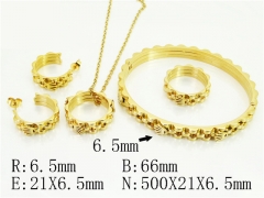 HY Wholesale Jewelry Set 316L Stainless Steel jewelry Set-HY50S0488JLR