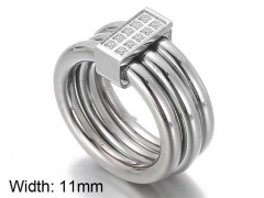 HY Wholesale Rings Jewelry 316L Stainless Steel Jewelry Rings-HY0151R0678