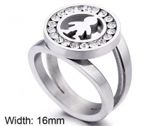 HY Wholesale Rings Jewelry 316L Stainless Steel Jewelry Rings-HY0151R1031