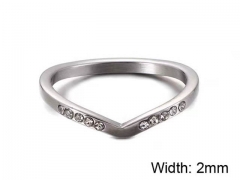 HY Wholesale Rings Jewelry 316L Stainless Steel Jewelry Rings-HY0151R0441