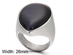 HY Wholesale Rings Jewelry 316L Stainless Steel Jewelry Rings-HY0151R0806