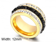 HY Wholesale Rings Jewelry 316L Stainless Steel Jewelry Rings-HY0151R0301