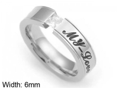 HY Wholesale Rings Jewelry 316L Stainless Steel Jewelry Rings-HY0151R1049