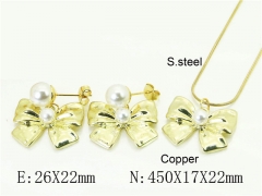 HY Wholesale Jewelry Set 316L Stainless Steel jewelry Set Fashion Jewelry-HY45S0074HMF