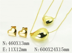 HY Wholesale Jewelry Set 316L Stainless Steel jewelry Set Fashion Jewelry-HY45S0063HPQ