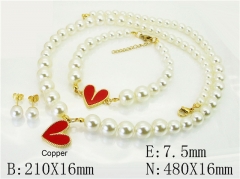 HY Wholesale Jewelry Set 316L Stainless Steel jewelry Set Fashion Jewelry-HY45S0105IIG