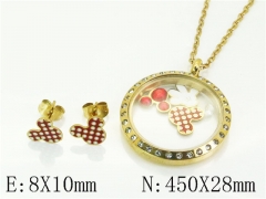 HY Wholesale Jewelry Set 316L Stainless Steel jewelry Set Fashion Jewelry-HY21S0432IKX