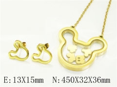 HY Wholesale Jewelry Set 316L Stainless Steel jewelry Set Fashion Jewelry-HY21S0422IKF