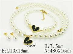 HY Wholesale Jewelry Set 316L Stainless Steel jewelry Set Fashion Jewelry-HY45S0102IIC