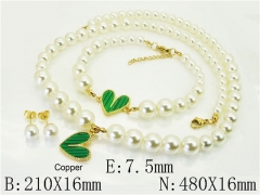 HY Wholesale Jewelry Set 316L Stainless Steel jewelry Set Fashion Jewelry-HY45S0104IIR