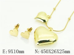 HY Wholesale Jewelry Set 316L Stainless Steel jewelry Set Fashion Jewelry-HY45S0085HKS