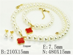 HY Wholesale Jewelry Set 316L Stainless Steel jewelry Set Fashion Jewelry-HY45S0108IIV