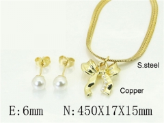 HY Wholesale Jewelry Set 316L Stainless Steel jewelry Set Fashion Jewelry-HY45S0069HHG