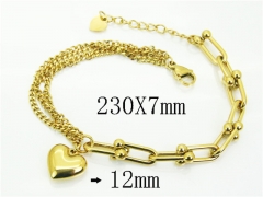 HY Wholesale Bracelets 316L Stainless Steel Jewelry Bracelets-HY47B0215HHQ