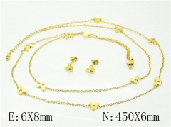 HY Wholesale Jewelry Set 316L Stainless Steel jewelry Set Fashion Jewelry-HY21S0425IIW