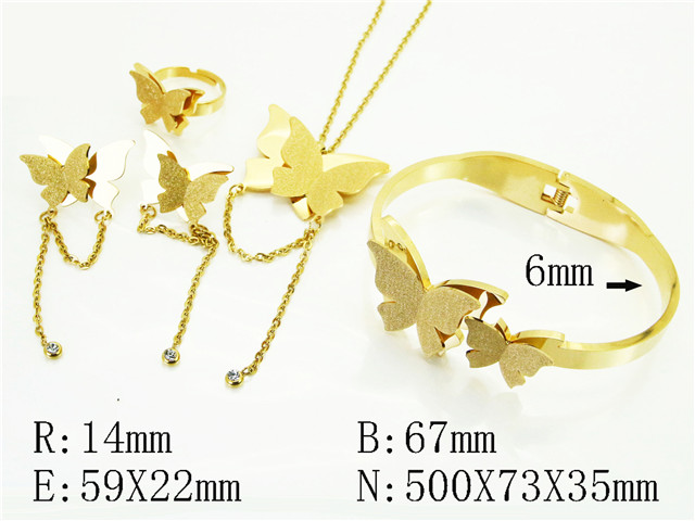 HY Wholesale Jewelry Set 316L Stainless Steel jewelry Set Fashion Jewelry-HY50S0536JYY