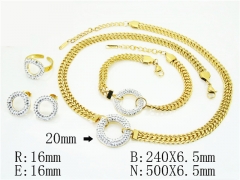 HY Wholesale Jewelry Set 316L Stainless Steel jewelry Set Fashion Jewelry-HY50S0522JWW