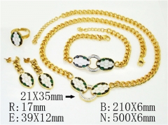 HY Wholesale Jewelry Set 316L Stainless Steel jewelry Set Fashion Jewelry-HY50S0517JXX