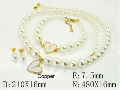 HY Wholesale Jewelry Set 316L Stainless Steel jewelry Set Fashion Jewelry-HY45S0103IIY