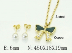 HY Wholesale Jewelry Set 316L Stainless Steel jewelry Set Fashion Jewelry-HY45S0067HJX