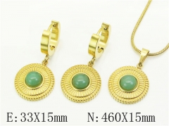 HY Wholesale Jewelry Set 316L Stainless Steel jewelry Set Fashion Jewelry-HY32S0127HKE