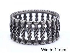 HY Wholesale Rings Jewelry 316L Stainless Steel Jewelry Rings-HY0153R0081