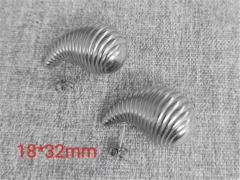 HY Wholesale Earrings 316L Stainless Steel Earrings Jewelry-HY0069E0272